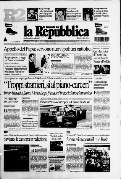 Il lunedì de La repubblica